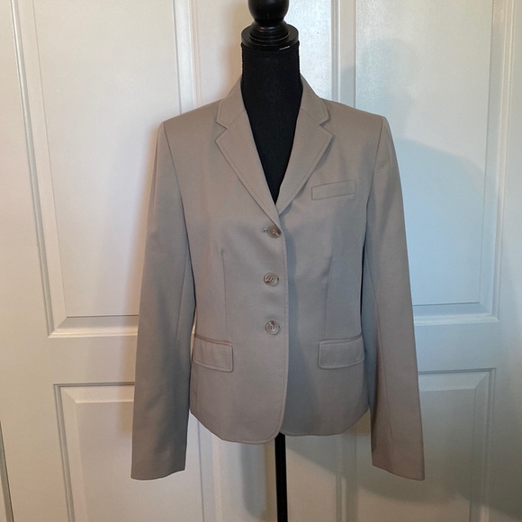 J Crew Khaki Wool Suit Jacket